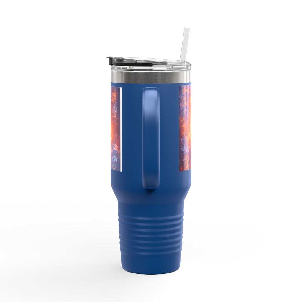 40oz Insulated Travel Mug — Cosmic Energy Zodiac Design