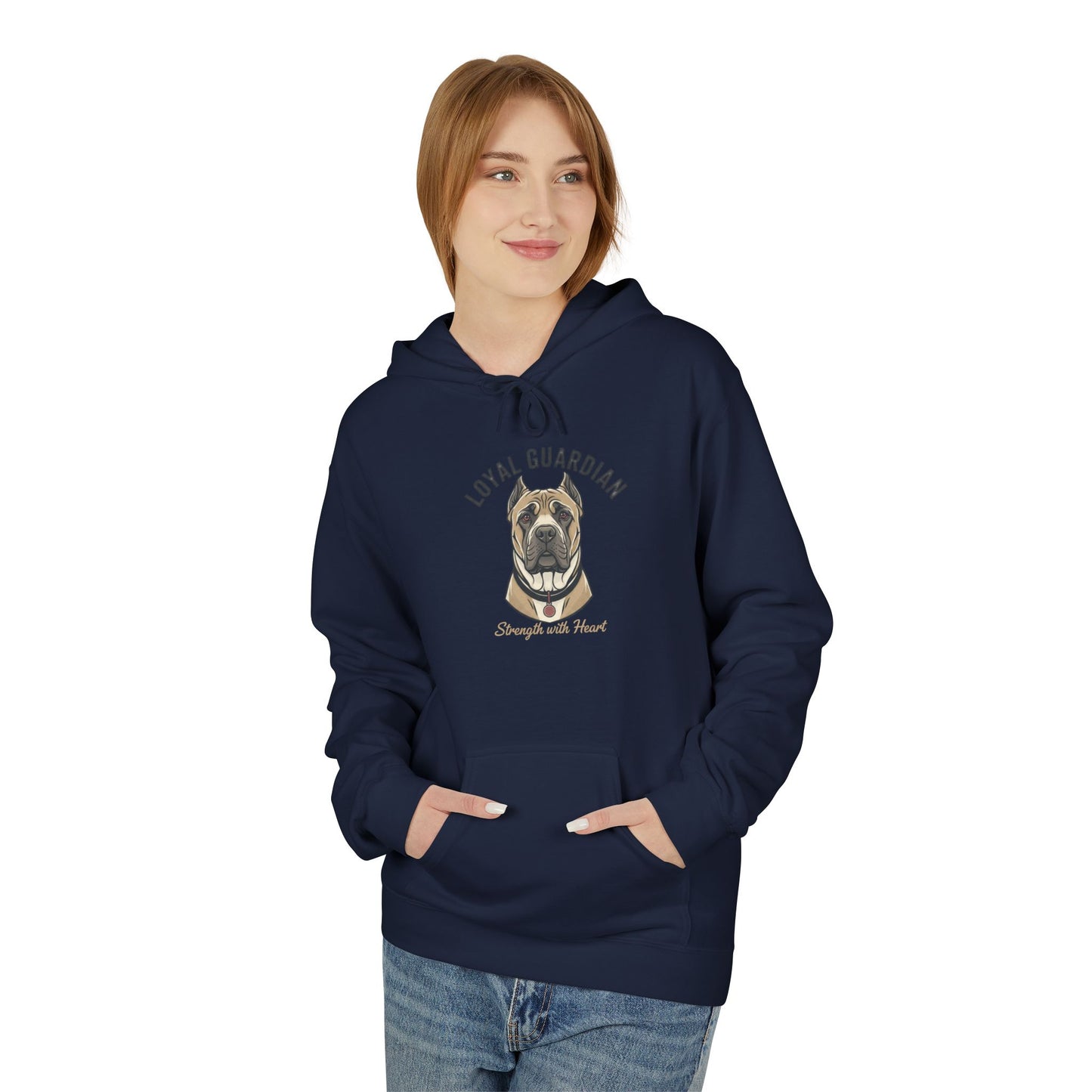 Loyal Guardian Dog Hoodie — "Strength with Heart" Pet Lover Sweatshirt