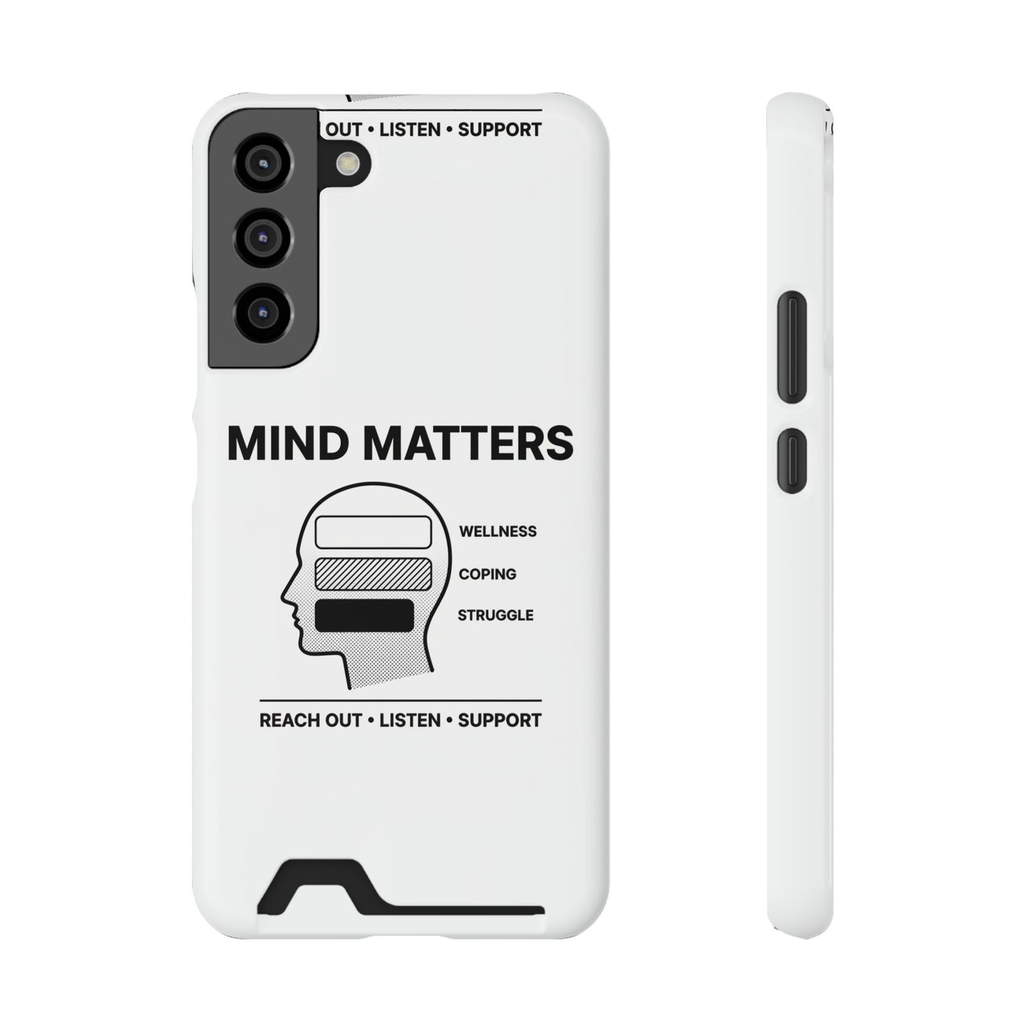 Mind Matters Phone Card Case — Mental Health Awareness Card Holder Case