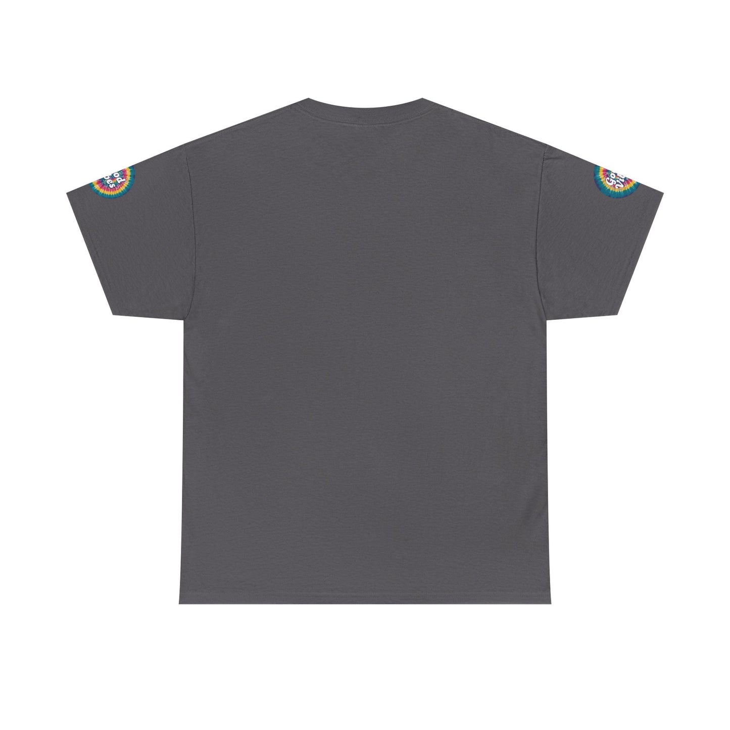 Good Vibes Tie-Dye Tee — Retro Rainbow Graphic T-Shirt