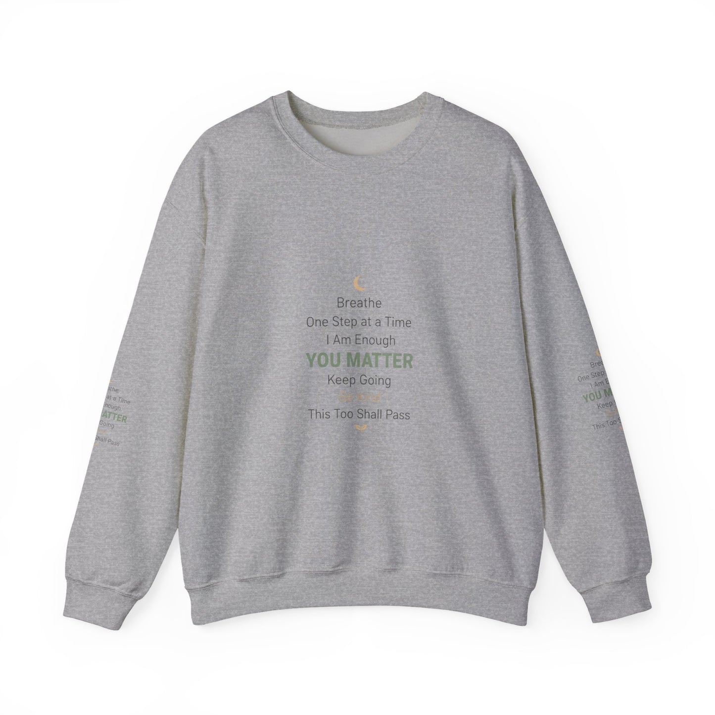 Inspirational "You Matter" Crewneck Sweatshirt