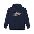 Inspiration Retro Stripe Hoodie — Motivational Pullover for Creatives