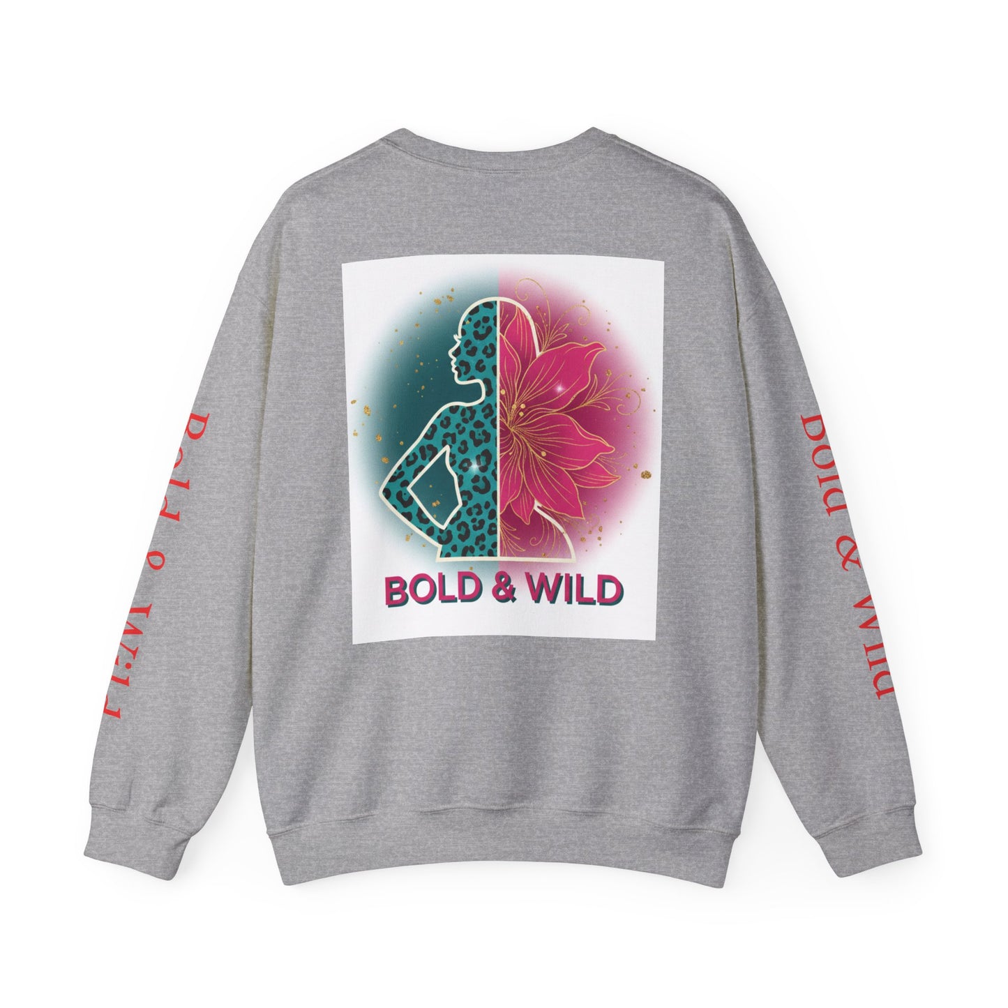 Bold & Wild Sweatshirt — Floral Leopard Graphic Crewneck