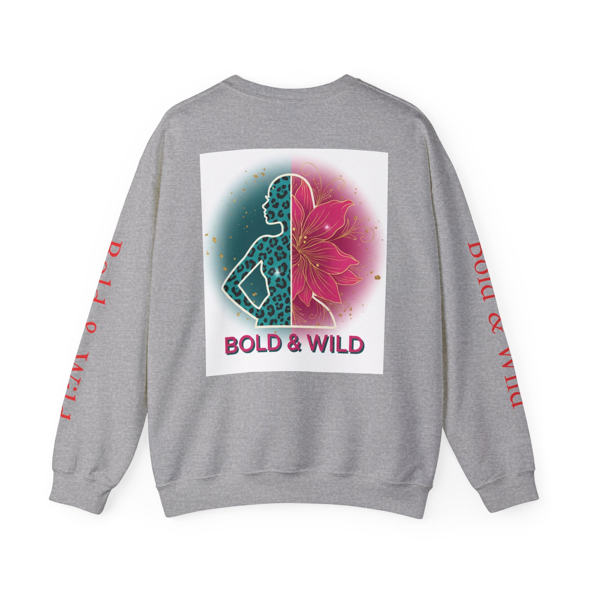 Bold & Wild Sweatshirt — Floral Leopard Graphic Crewneck