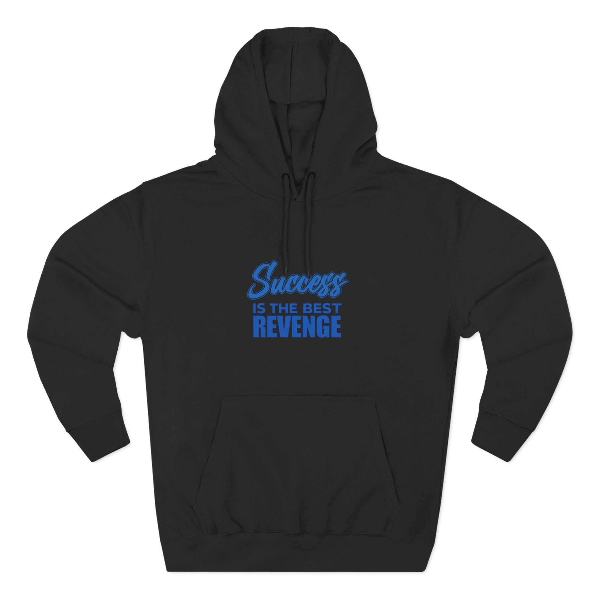 Success Is the Best Revenge Hoodie — Motivational Trophy Graphic Fleece Hoodie - Merit Sell