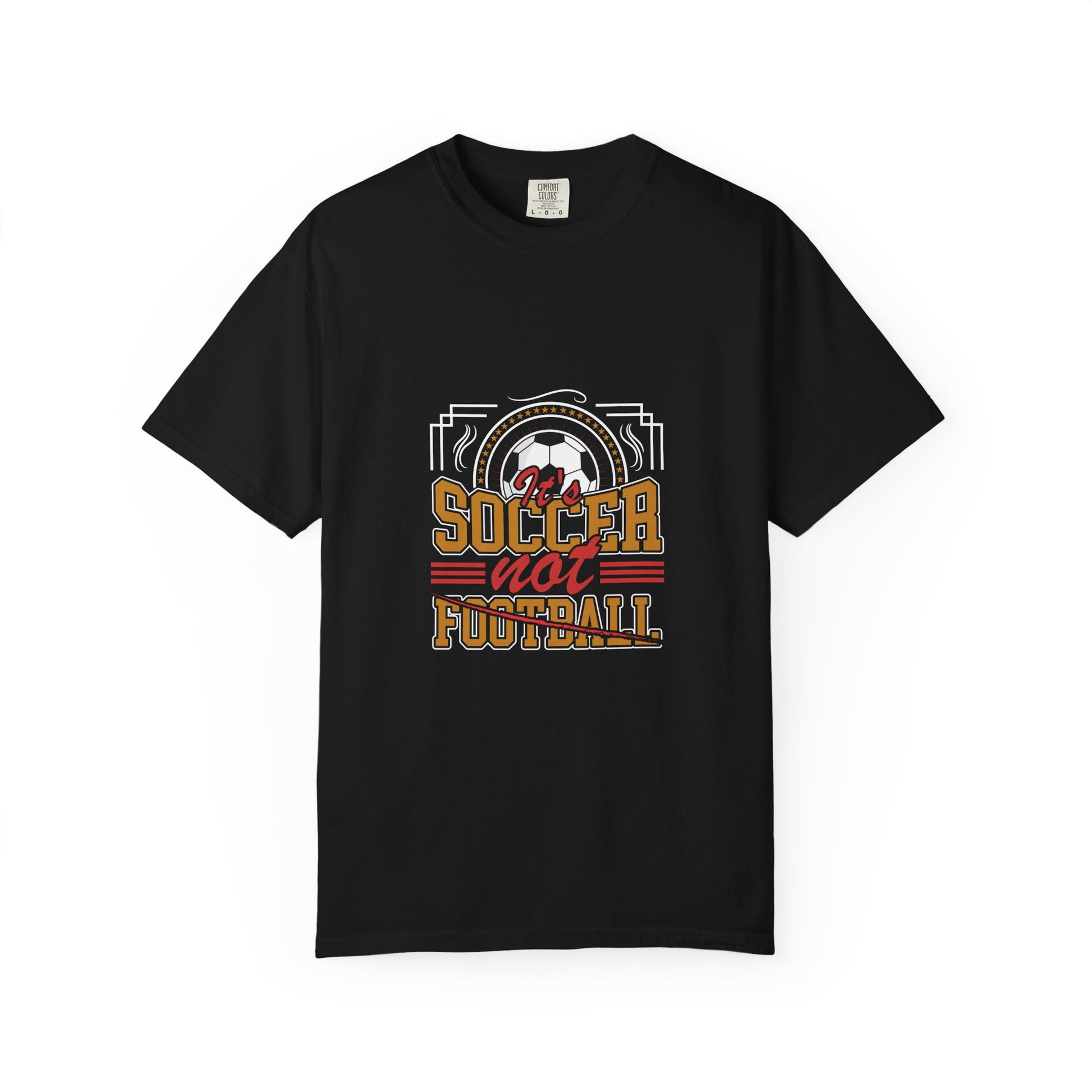 Soccer Not Football T-Shirt — Retro Soccer Graphic Tee - Merit Sell