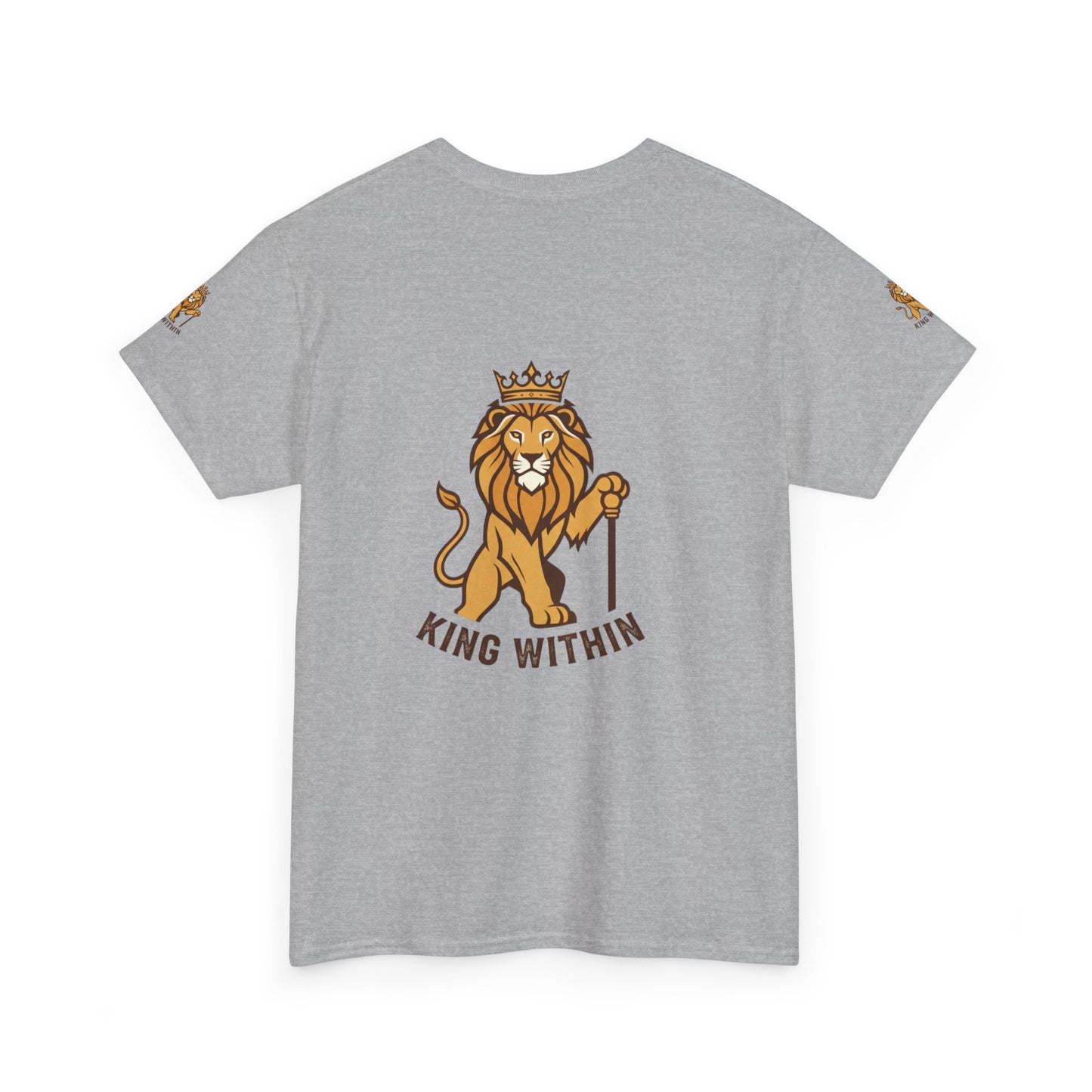 King Within Lion T-Shirt — Crowned Lion Graphic Tee