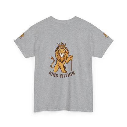 King Within Lion T-Shirt — Crowned Lion Graphic Tee
