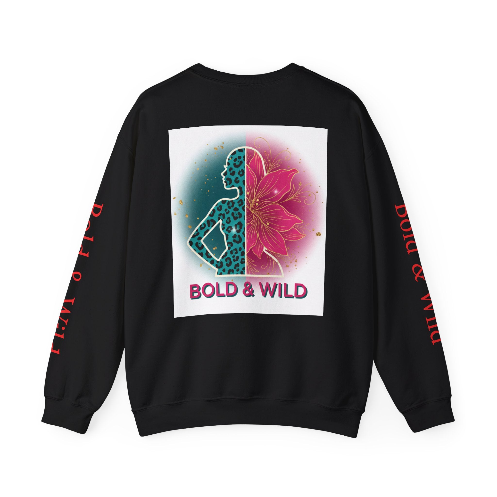 Bold & Wild Sweatshirt — Floral Leopard Graphic Crewneck