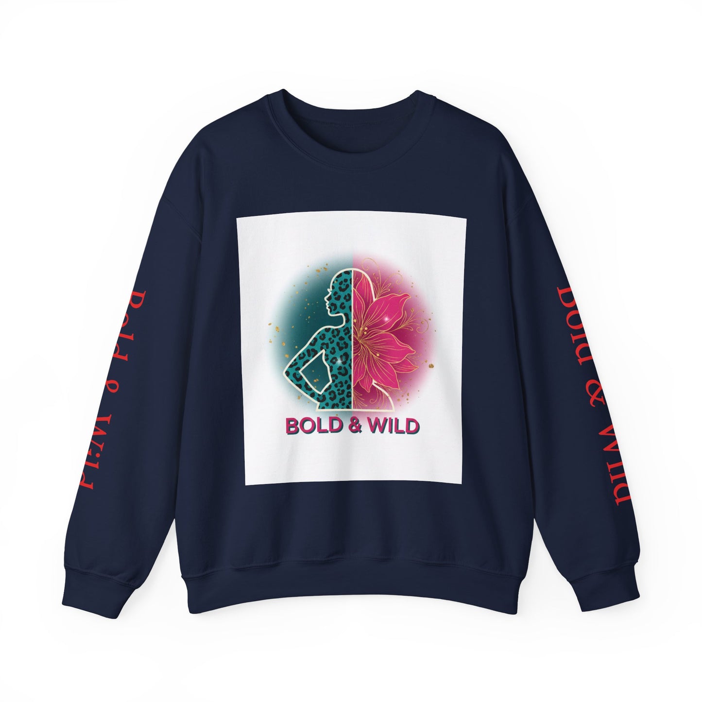 Bold & Wild Sweatshirt — Floral Leopard Graphic Crewneck