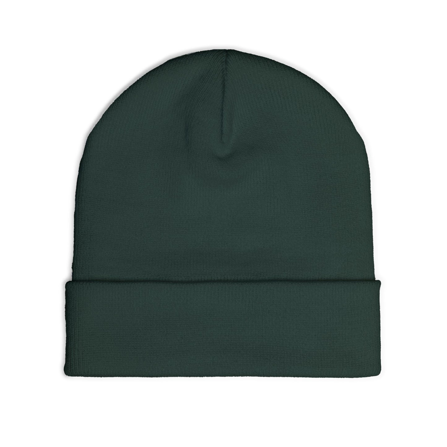Embroidered Knit Beanie — 'Progress Over Perfection' Cozy Winter Hat