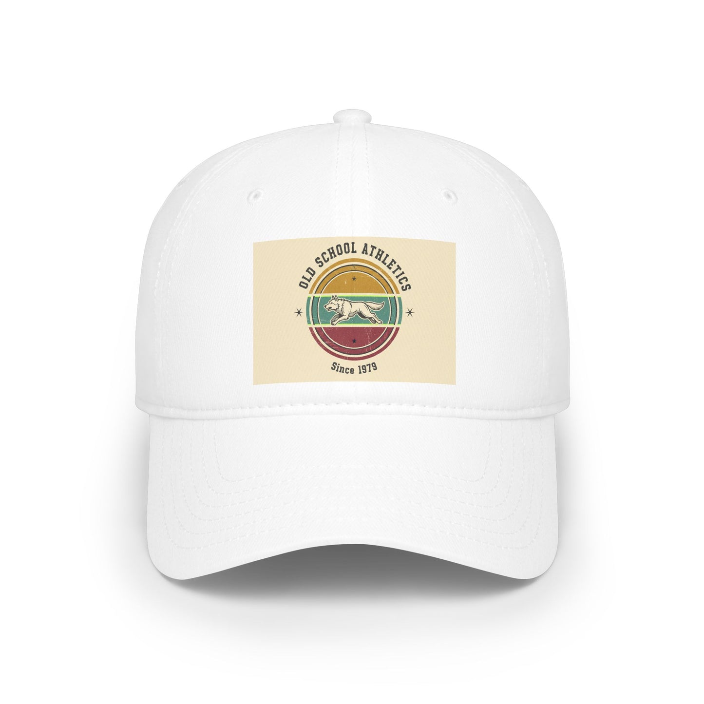 Vintage Surf Patch Baseball Cap – "Golden Coast" Old School Athletics