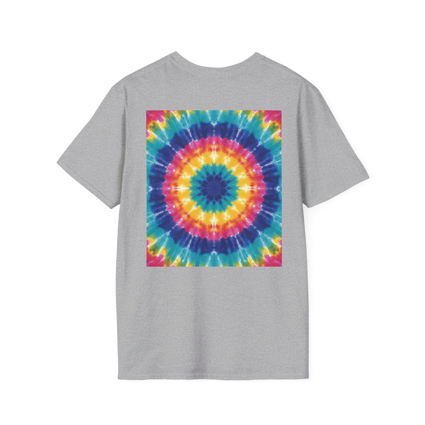 Tie-Dye Mandala T-Shirt — Colorful Retro Festival Tee