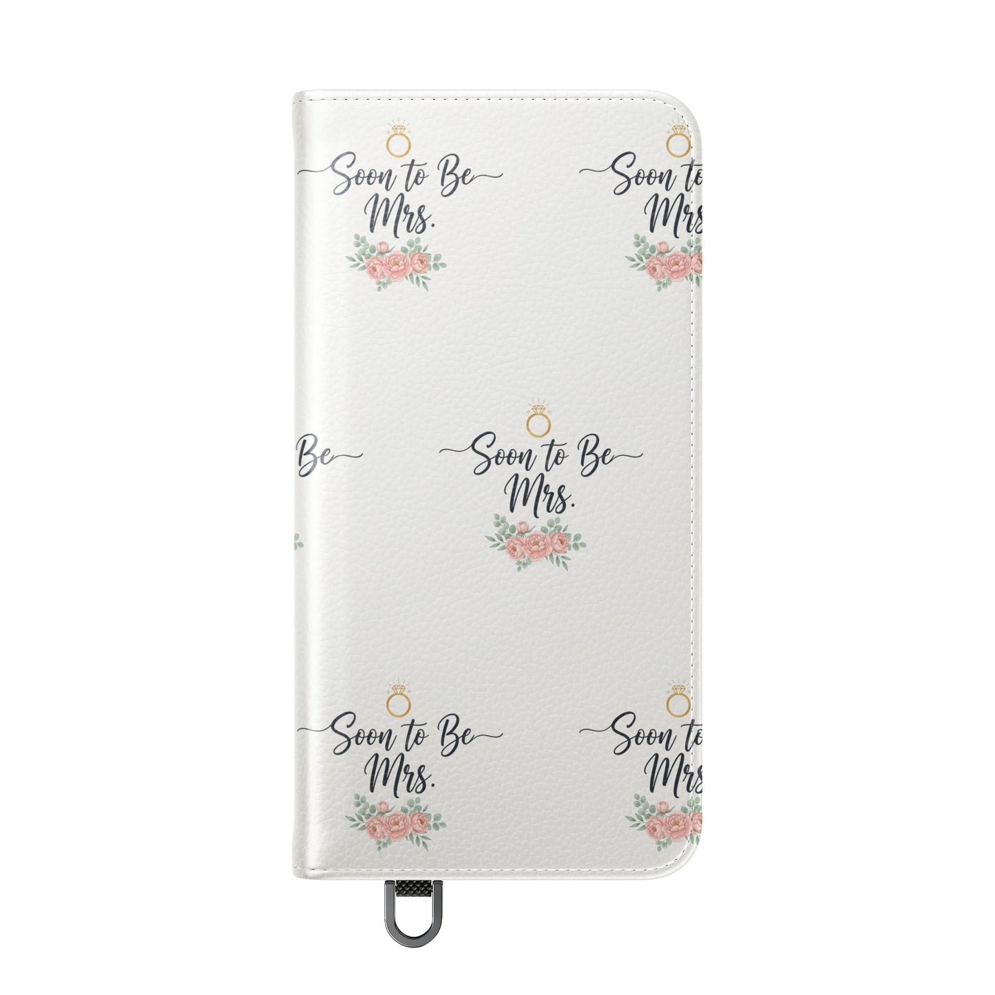 Flip Case — 'Soon to Be Mrs.' Floral Ring Phone Wallet