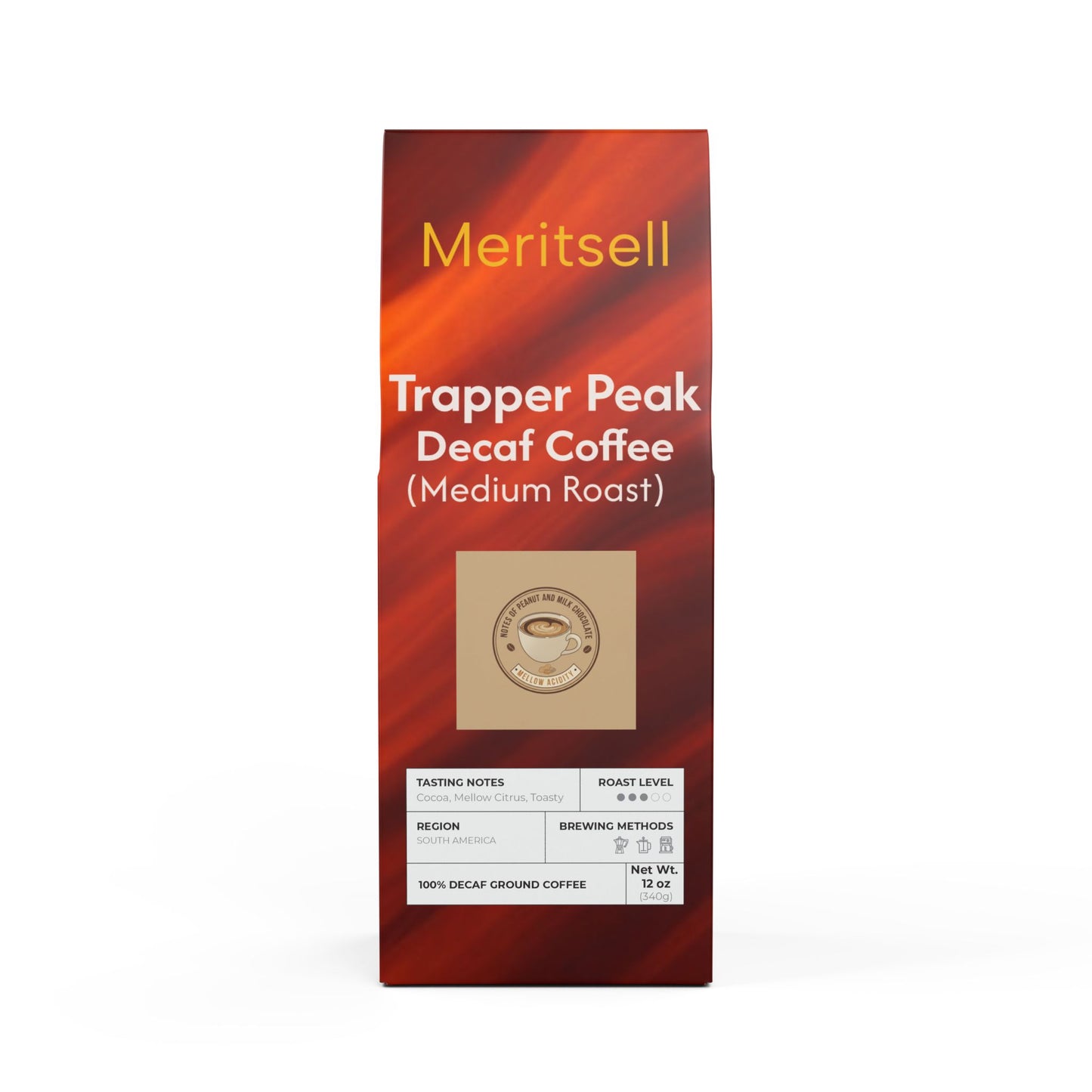 Trapper Peak Decaf Coffee Blend (Medium Roast)