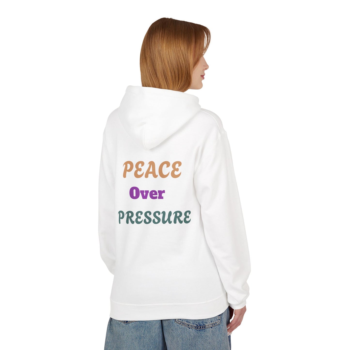 Peace Over Pressure Hoodie — Retro Dove Graphic Comfort Pullover