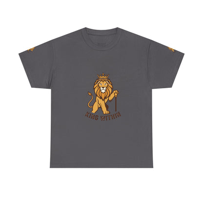 King Within Lion T-Shirt — Crowned Lion Graphic Tee
