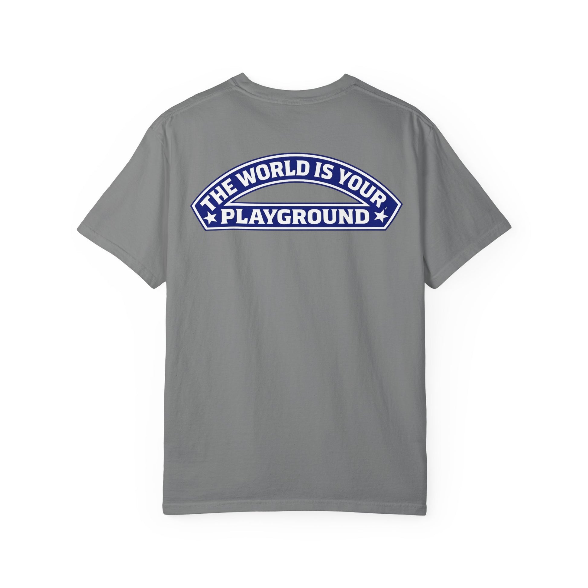 The World Is Your Playground T-Shirt — Travel Globe Graphic Tee - Merit Sell