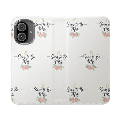 Flip Case — 'Soon to Be Mrs.' Floral Ring Phone Wallet