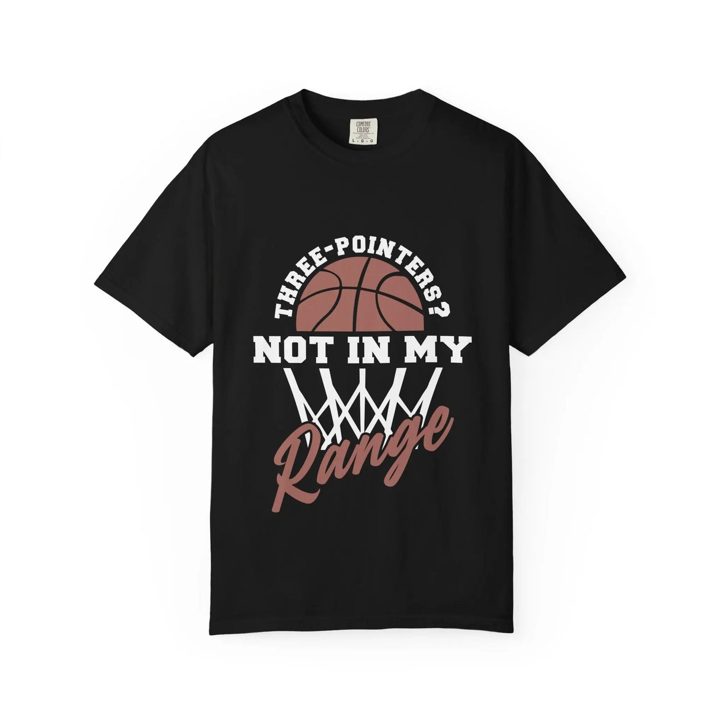 Basketball T-Shirt — "Three-Pointers? Not In My Range" Graphic Tee - Merit Sell