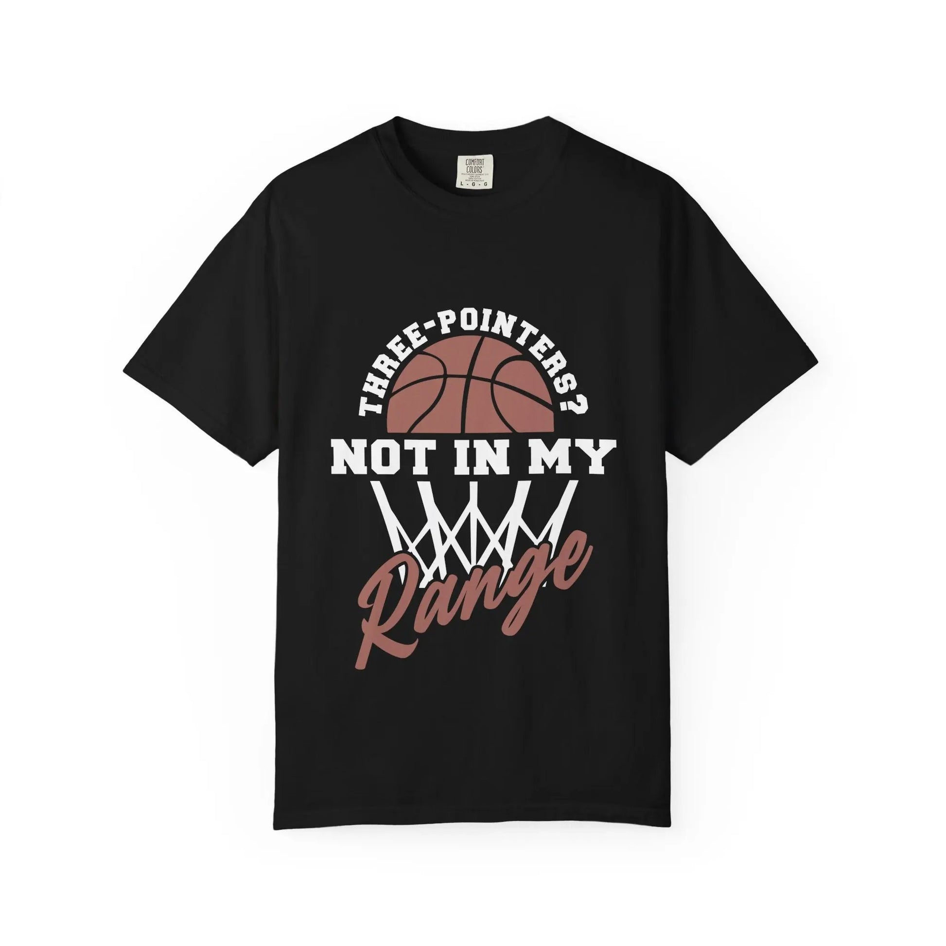 Basketball T-Shirt — "Three-Pointers? Not In My Range" Graphic Tee - Merit Sell