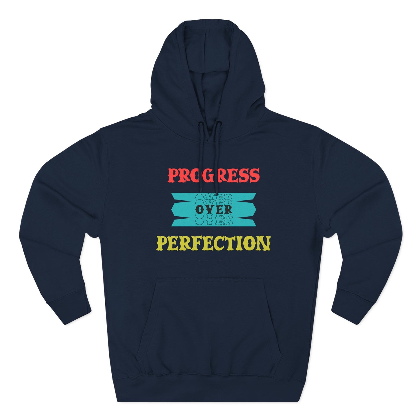 Progress Over Perfection Hoodie — Motivational Cozy Pullover