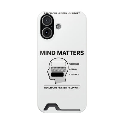 Mind Matters Phone Card Case — Mental Health Awareness Card Holder Case