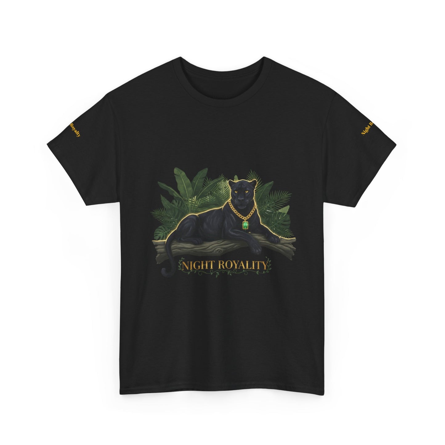 Black Panther 'Night Royalty' Tee — Regal Cat Graphic T-Shirt