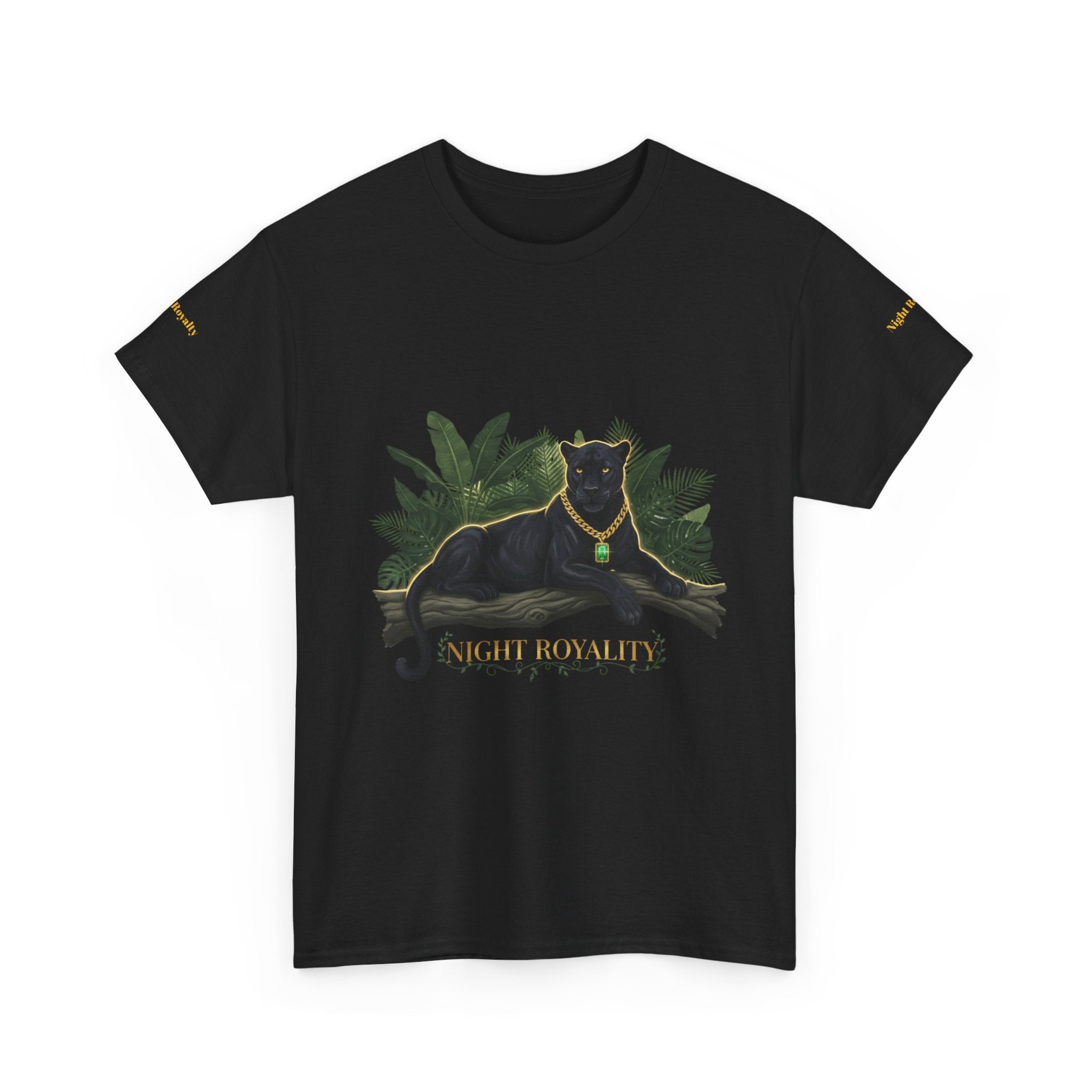Black Panther 'Night Royalty' Tee — Regal Cat Graphic T-Shirt
