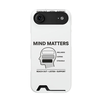 Mind Matters Phone Card Case — Mental Health Awareness Card Holder Case