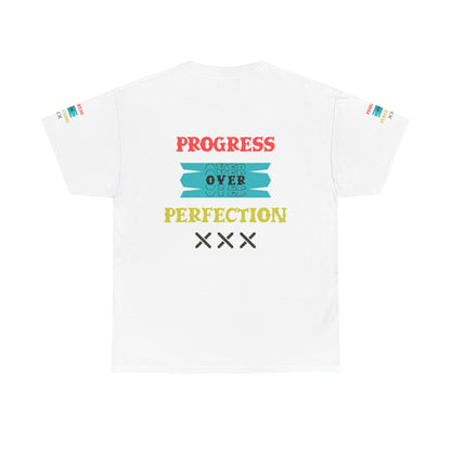 Progress Over Perfection T‑Shirt — Motivational Graphic Tee