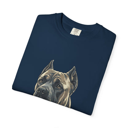Cane Corso Illustration T-Shirt — Majestic Mastiff Portrait Tee