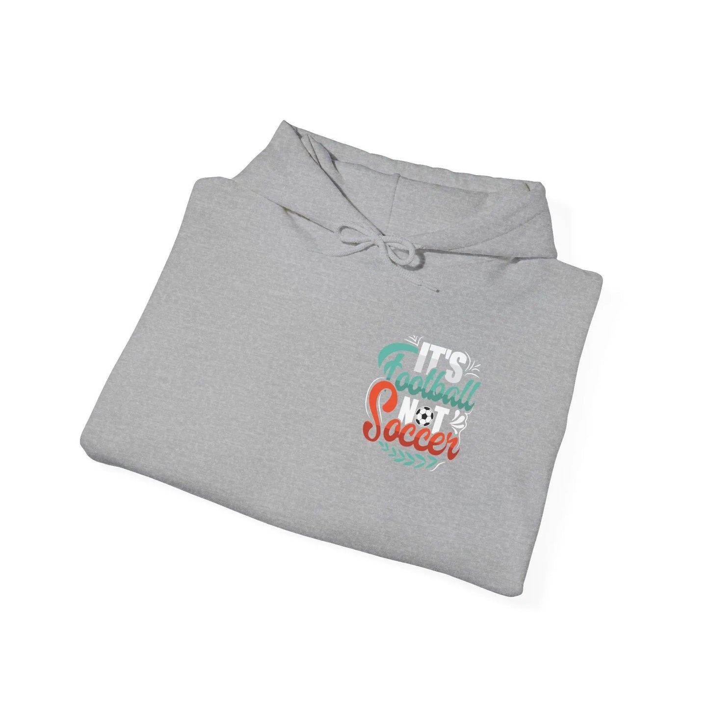Soccer Football Hoodie — Retro Script 'Football Soccer' Pullover - Merit Sell