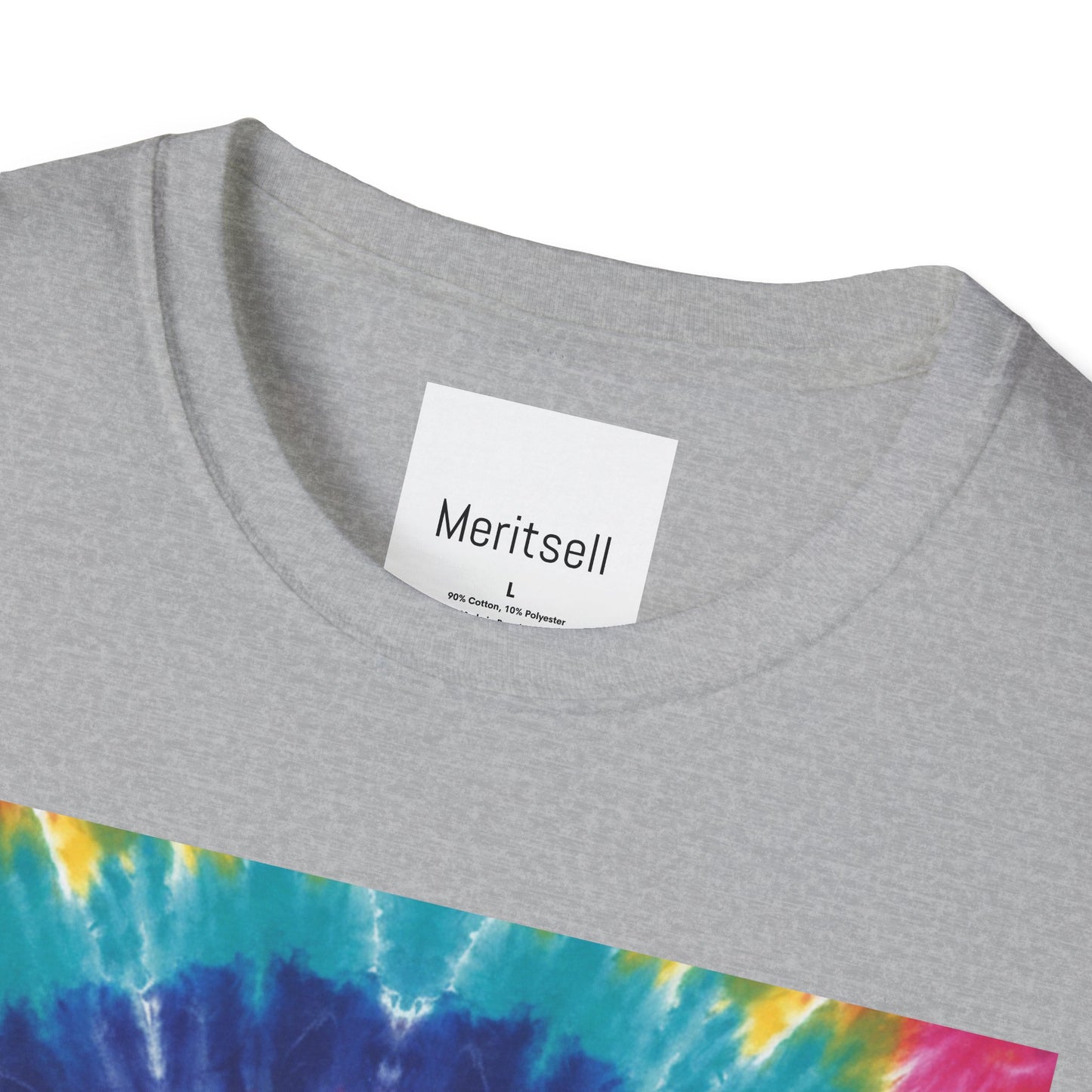 Tie-Dye Mandala T-Shirt — Colorful Retro Festival Tee
