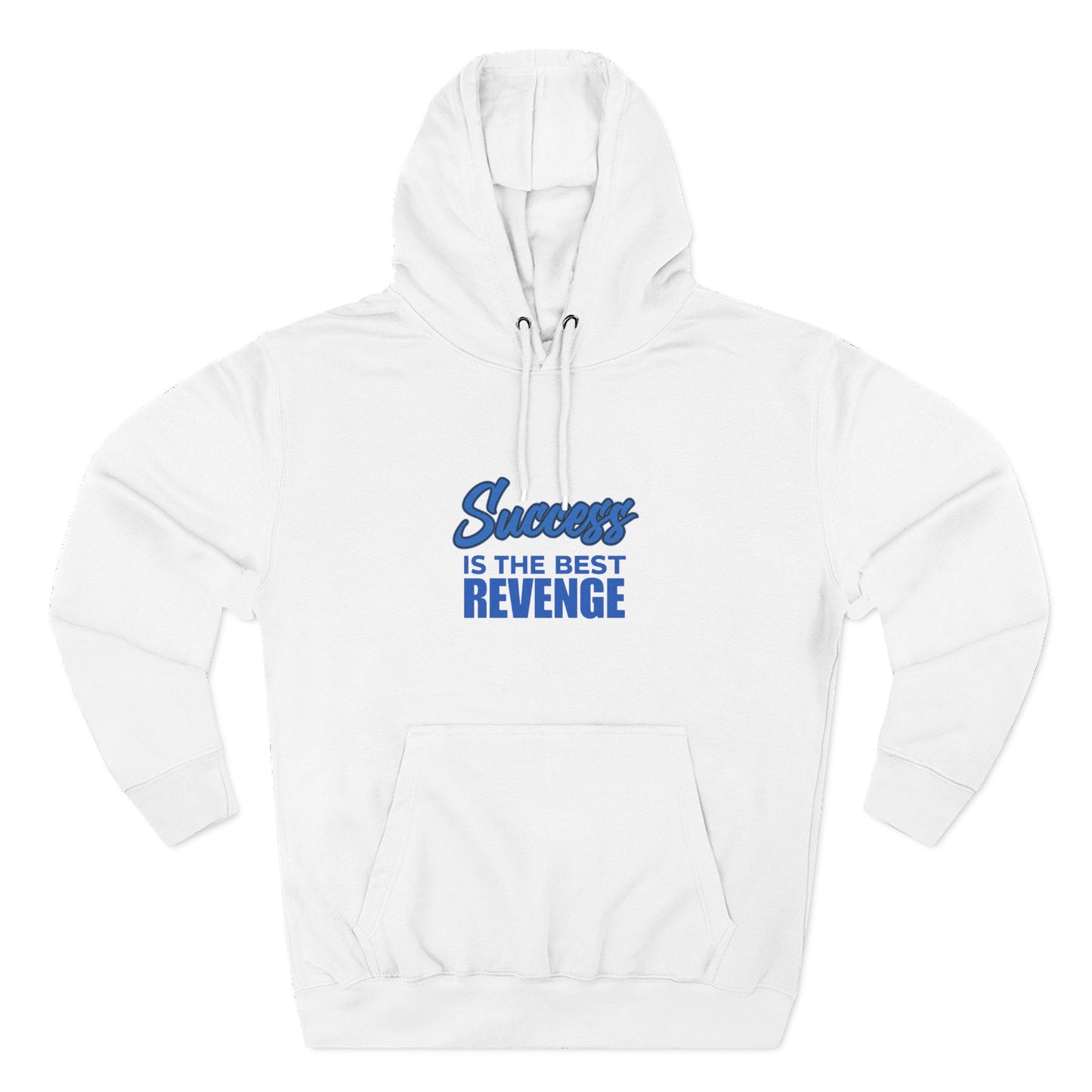 Success Is the Best Revenge Hoodie — Motivational Trophy Graphic Fleece Hoodie - Merit Sell