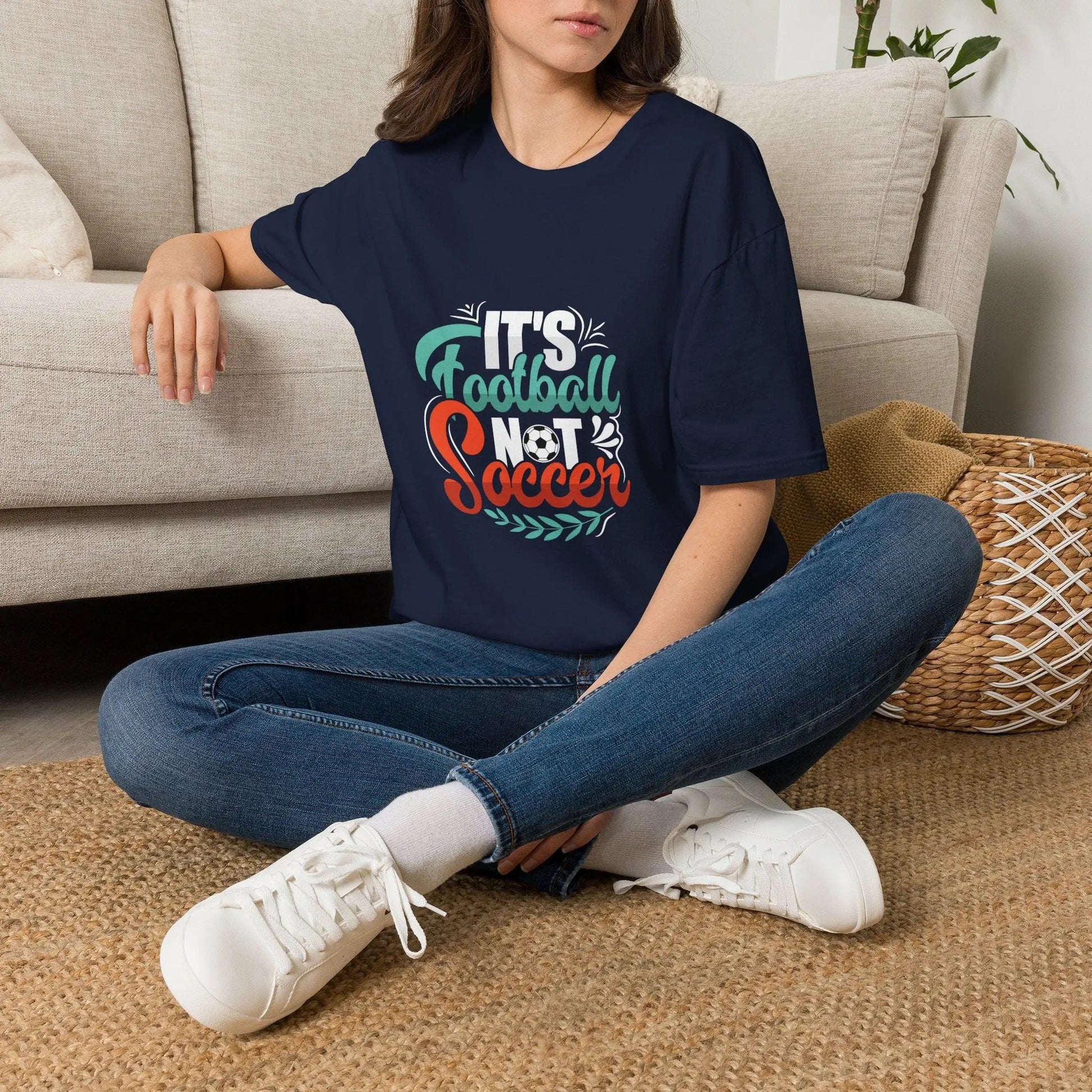 Football Soccer T-Shirt — Retro Script Soccer Tee for Fans & Players - Merit Sell