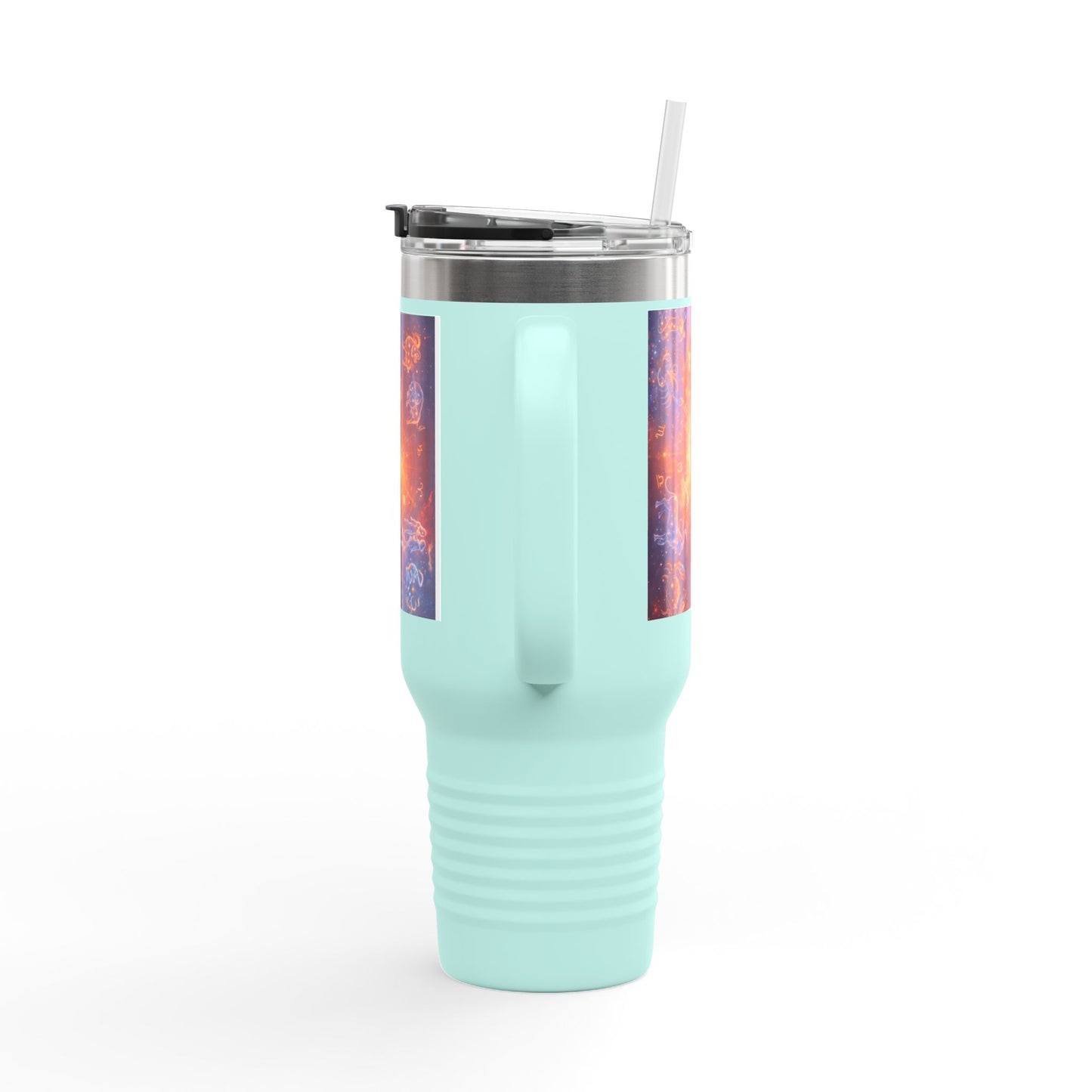 40oz Insulated Travel Mug — Cosmic Energy Zodiac Design