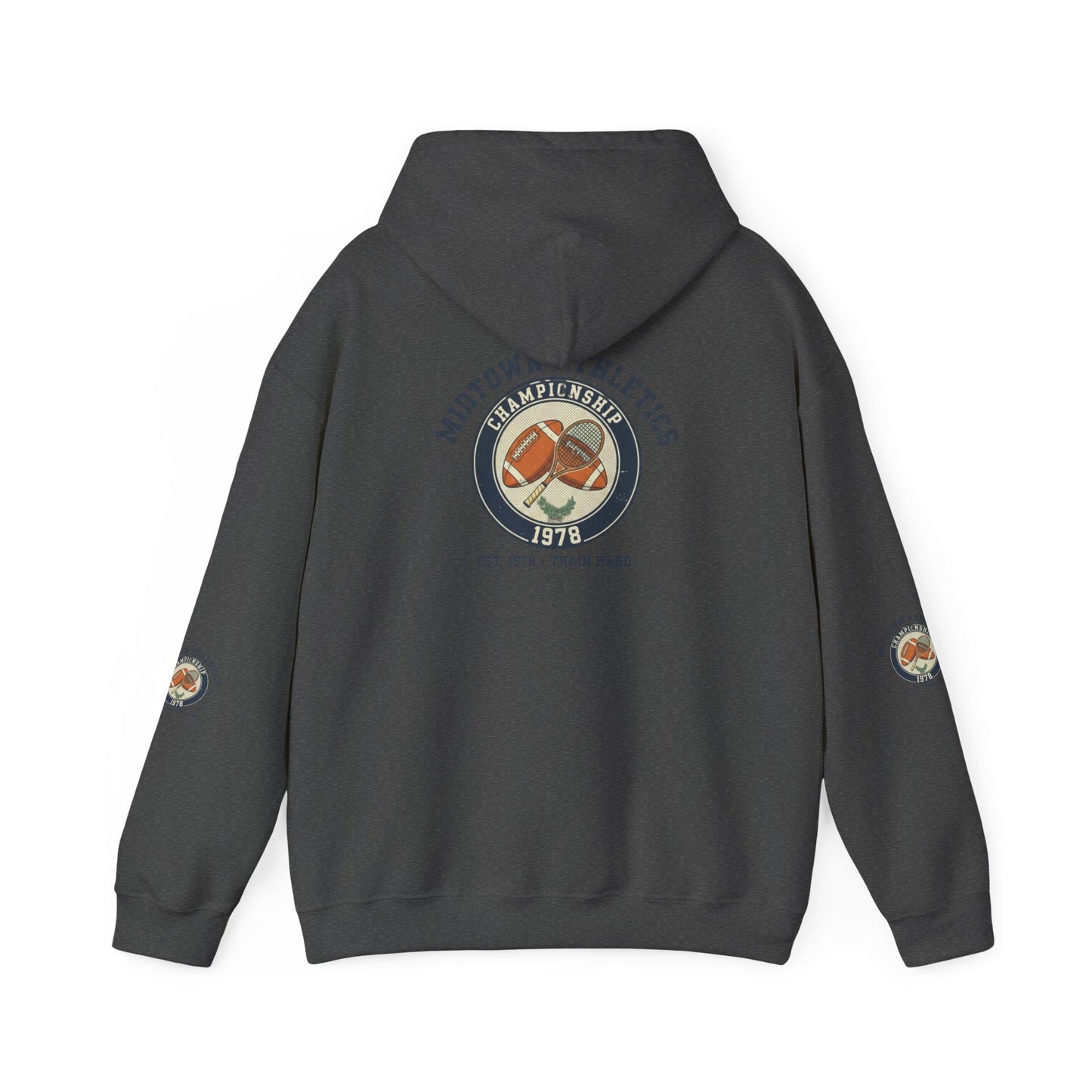 Athletic Hoodie — Midtown Athletics '78 Vintage Running Club Sweatshirt