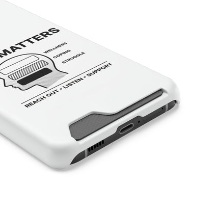 Mind Matters Phone Card Case — Mental Health Awareness Card Holder Case