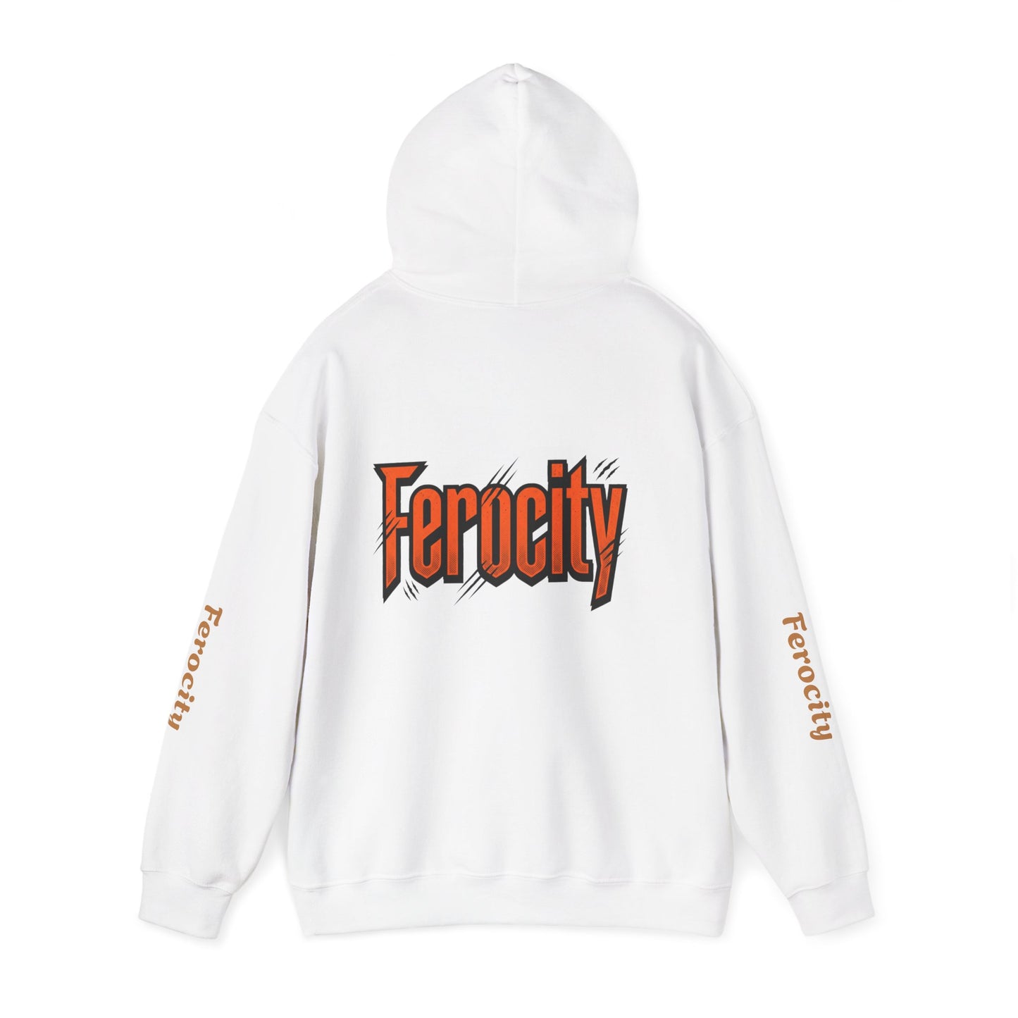 Ferocity Panther Hoodie — Black Big Cat Graphic Hooded Sweatshirt