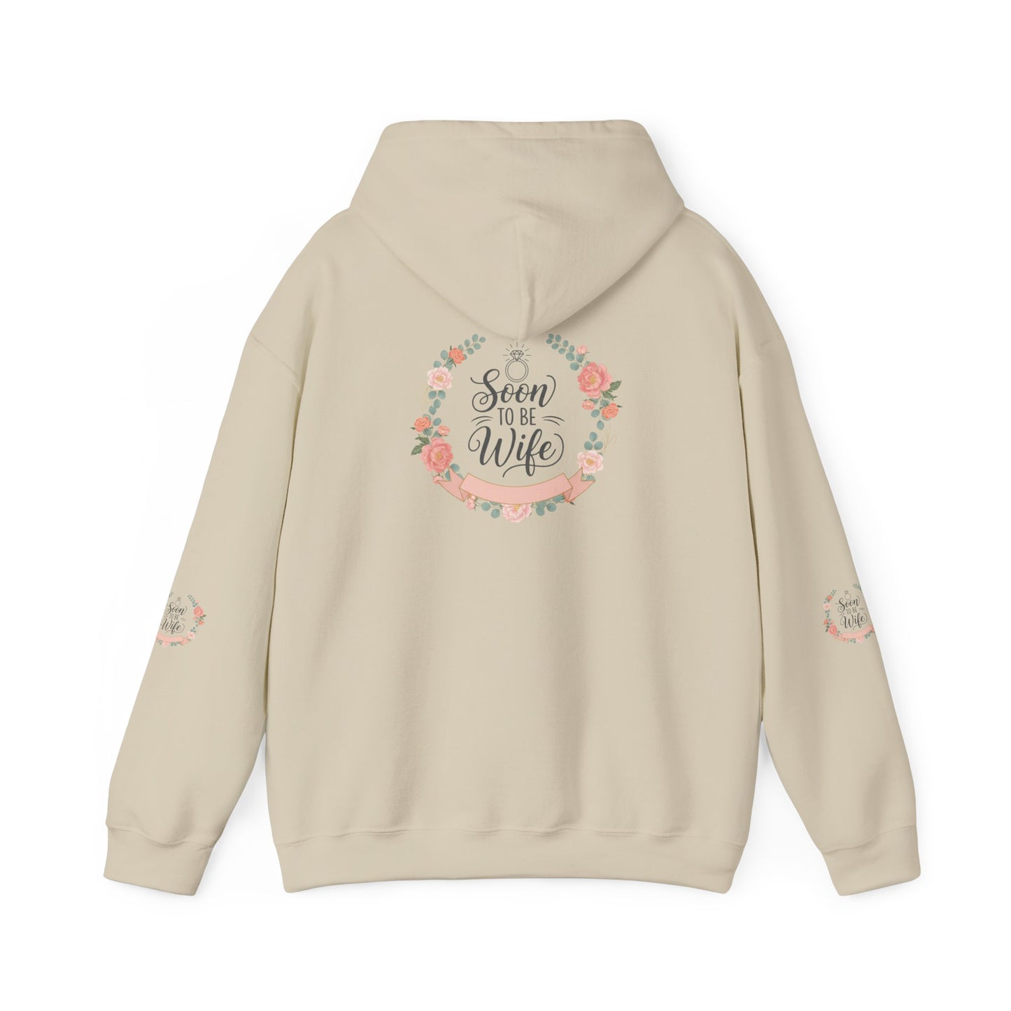 Soon To Be Wife Hoodie — Floral Bridal Engagement Sweatshirt