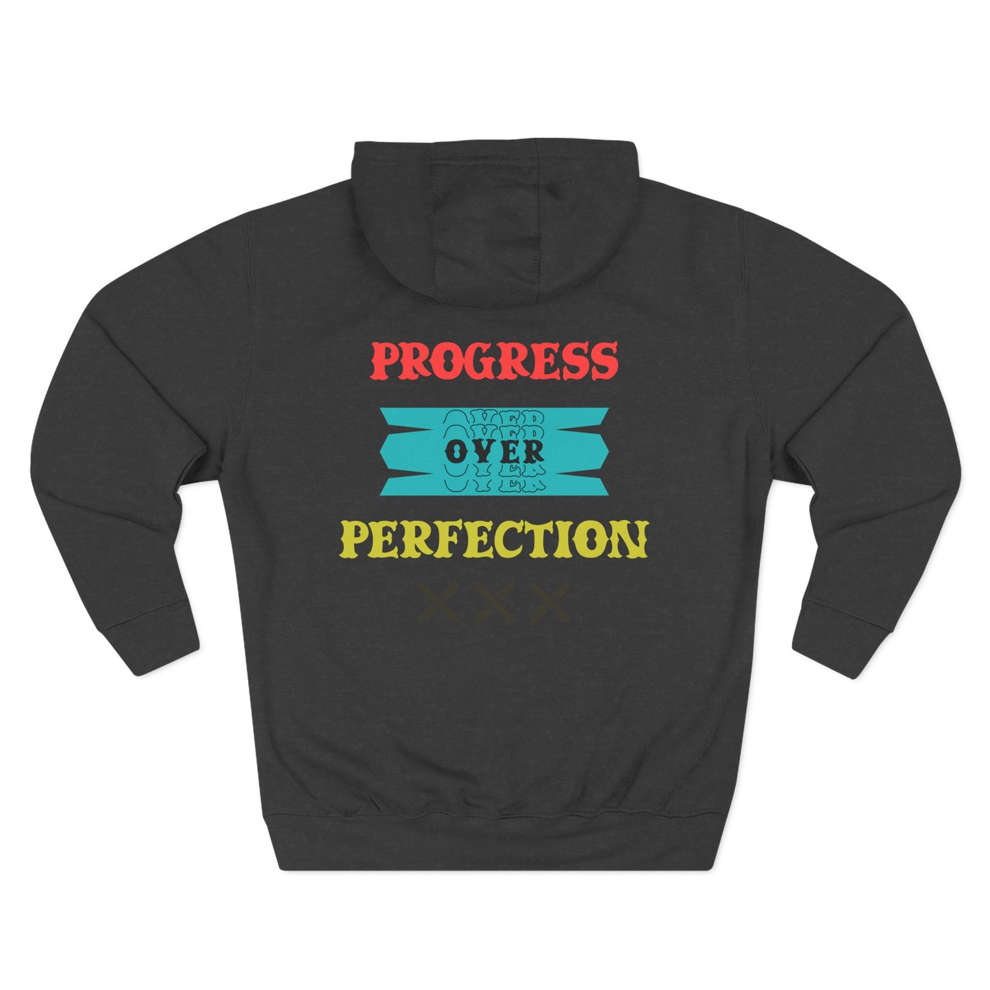Progress Over Perfection Hoodie — Motivational Cozy Pullover