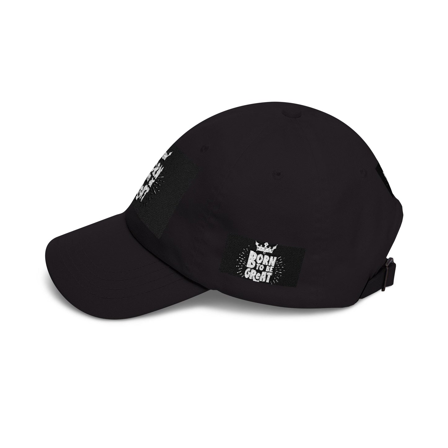 Dad Cap — "Born to Be Great" Crown Baseball Hat