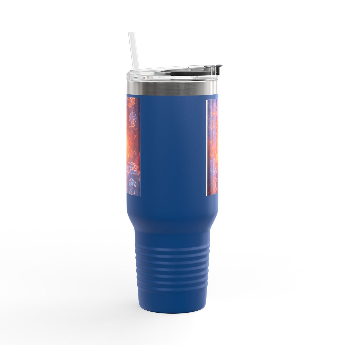 40oz Insulated Travel Mug — Cosmic Energy Zodiac Design