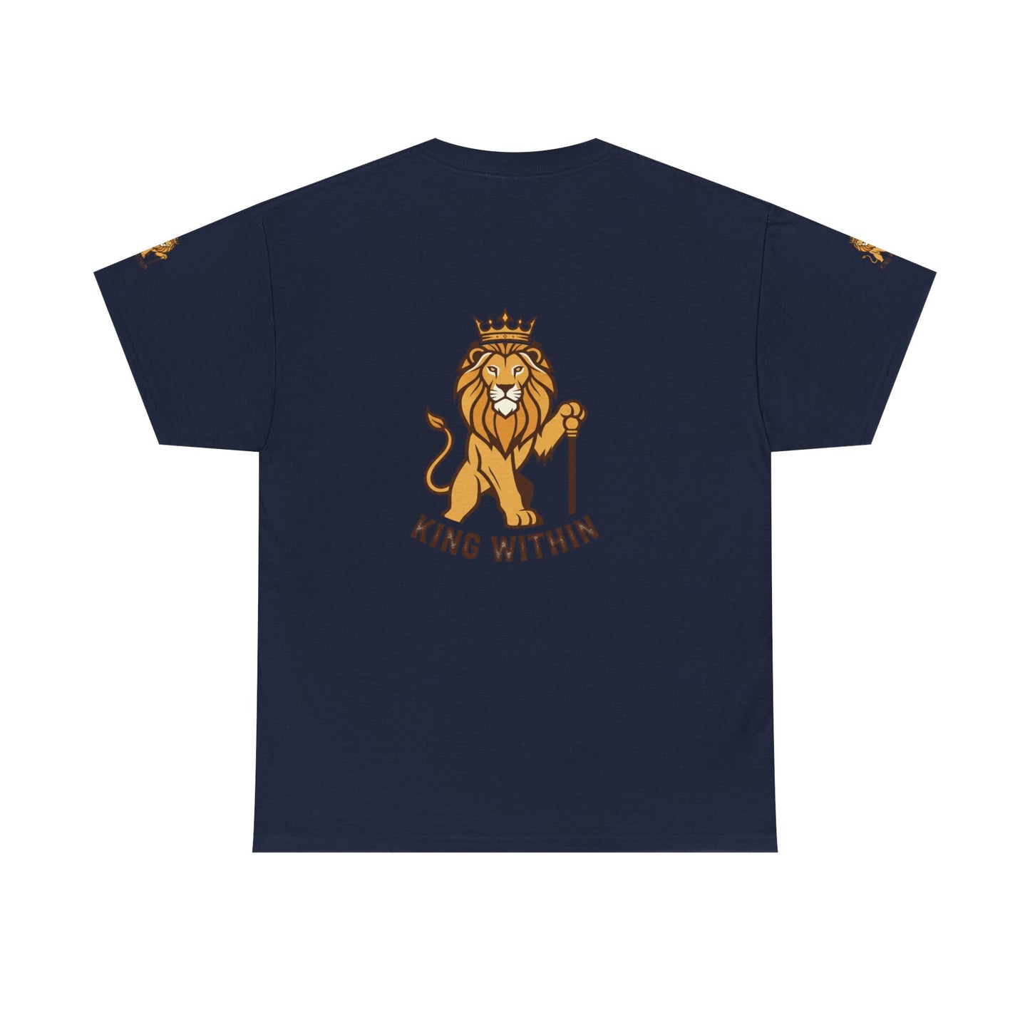 King Within Lion T-Shirt — Crowned Lion Graphic Tee