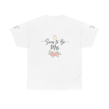 Soon to Be Mrs. Tee — Bridal Engagement Shirt with Floral Ring Design