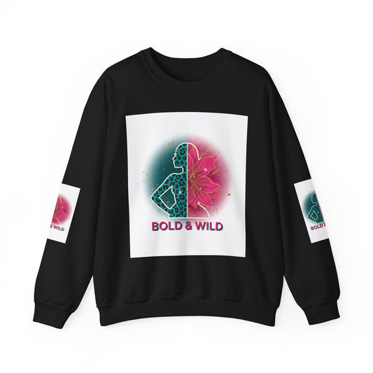 Bold & Wild Sweatshirt — Floral Leopard Graphic Crewneck Merit Sell
