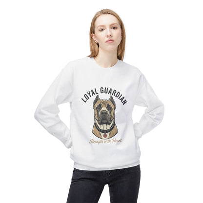 Loyal Guardian Sweatshirt — "Strength with Heart" Dog Crewneck