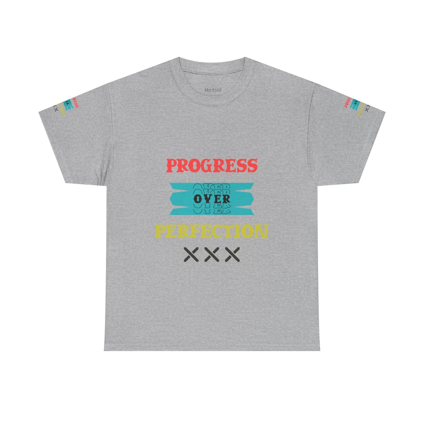 Progress Over Perfection T‑Shirt — Motivational Graphic Tee