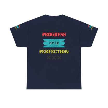Progress Over Perfection T‑Shirt — Motivational Graphic Tee